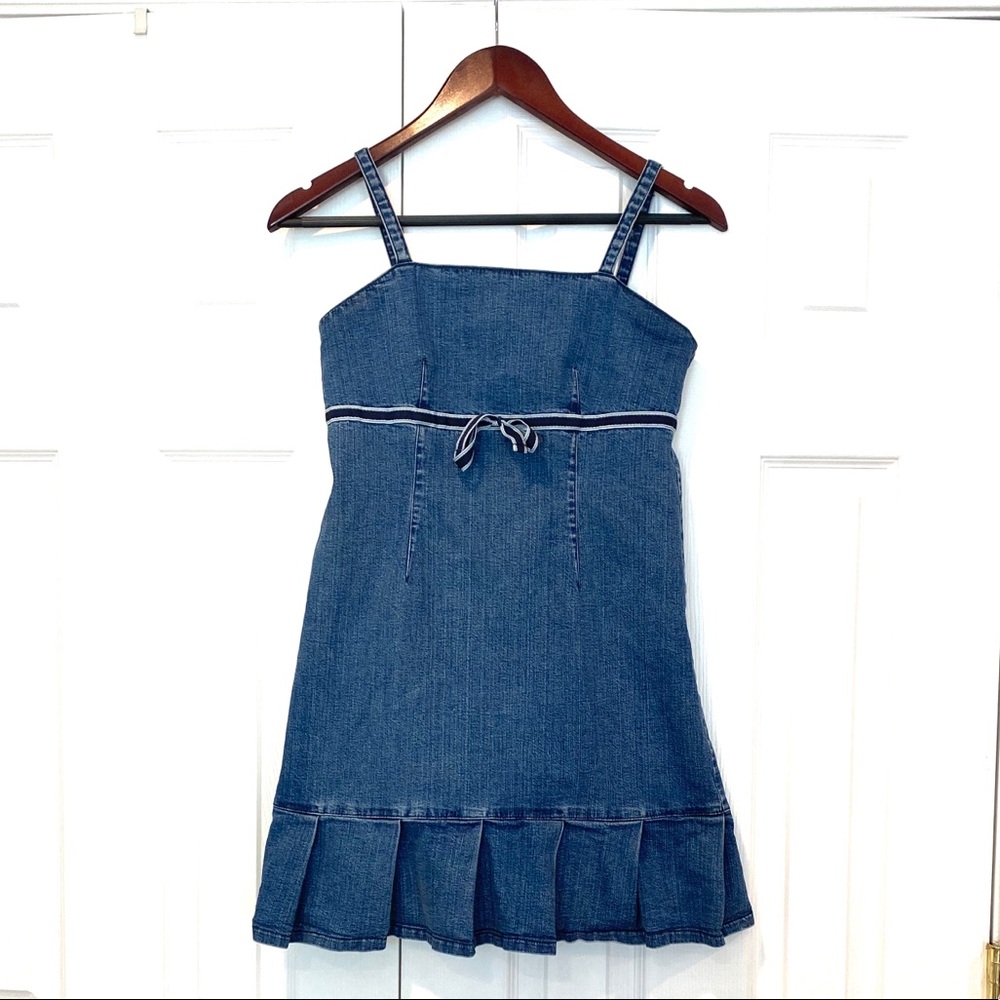 Limited Too Jean Sleeveless Mini Dress